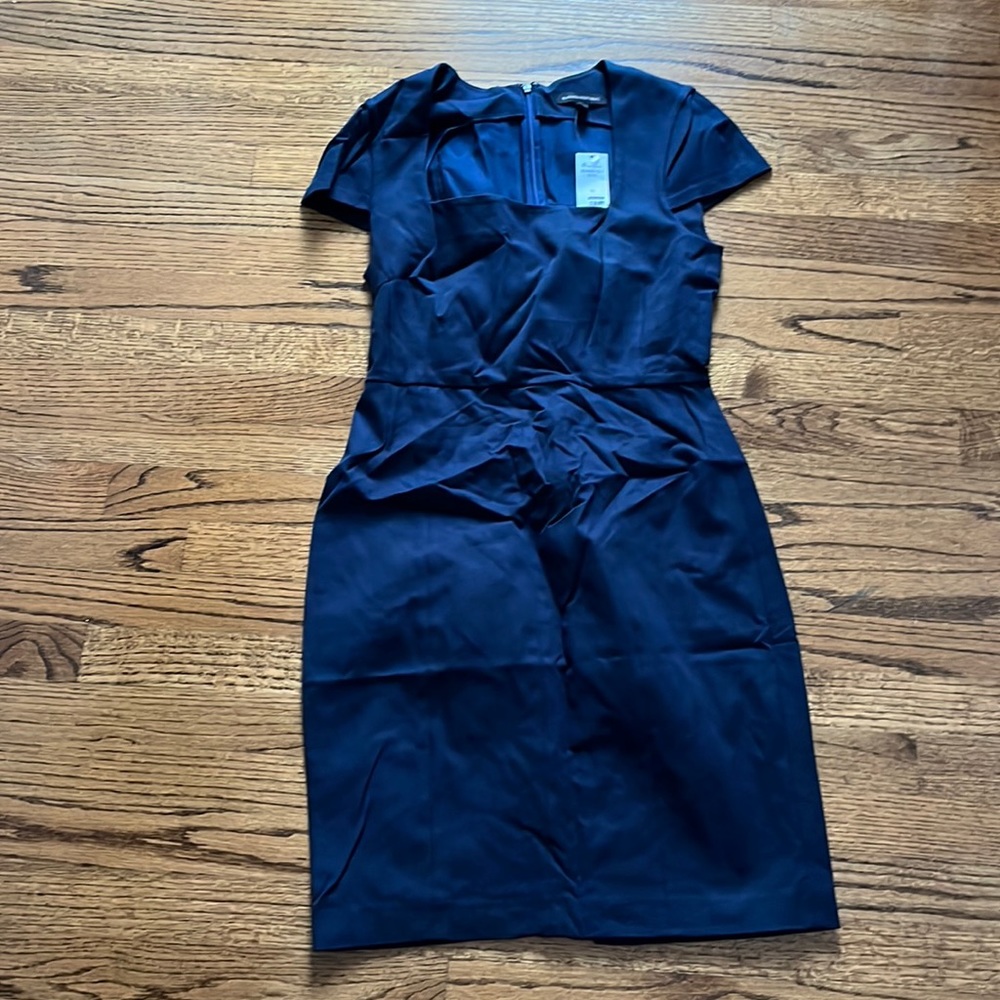 Banana Republic | Navy fitted sheath dress. New with tags. Size 10.
